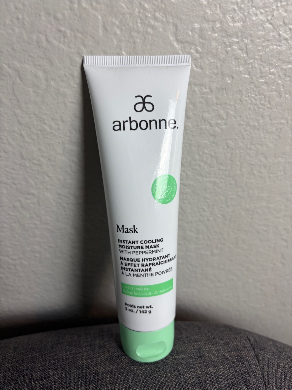 Arbonne Instant Cooling Mask with peppermint